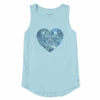 Women's Living Heart High-Low Crusher Tank -Clothes Style Shop Womens Living Heart High Low Crusher Tank 94928 1 lg