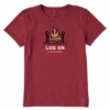 Women's Log On FireplaceCrusher Tee