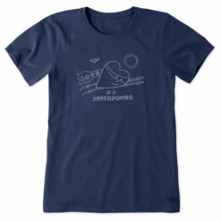 Women's Love Is A Superpower Heart Short SleeveTee