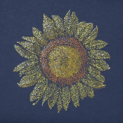 Women's Luminescent Sunflower Sleeveless High-Low Crusher Tank -Clothes Style Shop Womens Luminescent Sunflower Sleeveless HighLow Crusher Tank 102217 2 lg