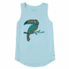 Women's Mosaic Toucan High-Low Crusher Tank -Clothes Style Shop Womens Mosaic Toucan High Low Crusher Tank 94312 1 lg