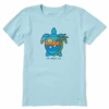 Women's ND Turtle Sailboats La JollaCrusher-LITE Tee -Clothes Style Shop Womens ND Turtle Sailboats La Jolla Short Sleeve CrusherLITE Tee 105050 1 lg