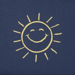 Women's Naive Lil' Happy Sunshine Sleeveless High-Low Crusher Tank -Clothes Style Shop Womens Naive Lil Happy Sunshine Sleeveless HighLow Crusher Tank 119280 2 lg