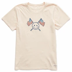 Women's Naive Smiley AmericanCrusher Tee