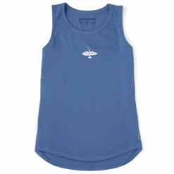 Women's Nordic Bird Sleeveless High-Low Crusher Tank