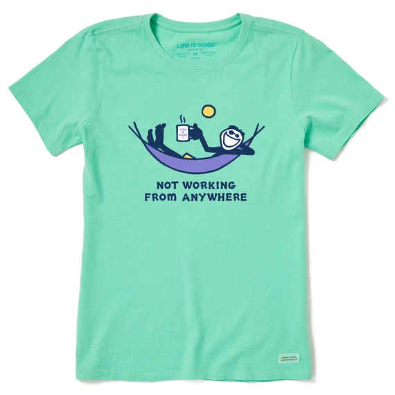 Women's Not Working Hammock Short SleeveTee 3 Women's Not Working Hammock Short SleeveTee