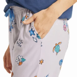 Women's Ocean Magic Pattern Snuggle Up Sleep Jogger -Clothes Style Shop Womens Ocean Magic Pattern Snuggle Up Sleep Jogger 89113 4 lg