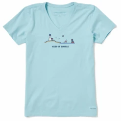 Women's Ocean Vista Keep It Simple Short SleeveVee