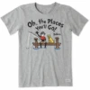 Women's Oh The Places Jake & Rocket Fish Short SleeveTee -Clothes Style Shop Womens Oh the Places Jake Rocket Fish Short Sleeve CrusherLITE Tee 87898 1 lg