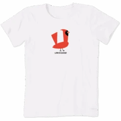 Women's Painted Cardinal Crusher Tee