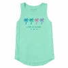 Women's 365 Palm Trees High-Low Crusher Tank -Clothes Style Shop Womens Palm Trees High Low Crusher Tank 94890 1 lg
