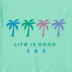 Women's 365 Palm Trees High-Low Crusher Tank -Clothes Style Shop Womens Palm Trees High Low Crusher Tank 94890 2 lg