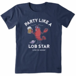 Women's Party Like A Lob Star Crusher Tee