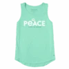 Women's Peace Daisies High-Low Crusher Tank -Clothes Style Shop Womens Peace Daisies High Low Crusher Tank 94922 1 lg