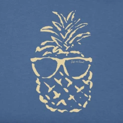 Women's Pineapple Shade Sleeveless High-LowTank -Clothes Style Shop Womens Pineapple Shade Sleeveless HighLow CrusherLITE Tank 101498 2 lg