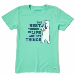Women's Polar Bear & Puffin Best Things Short SleeveTee