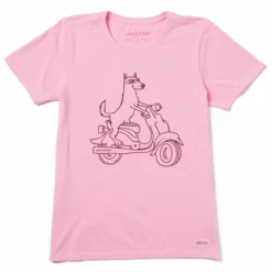 Women's Pooch Scooter Short Sleeve Tee