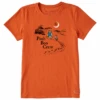 Women's Pooh Boo Crew HikeCrusher Tee -Clothes Style Shop Womens Pooh Boo Crew Hike Short Sleeve Crusher Tee 103676 1 lg