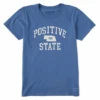 Women's Positive State Nebraska Crusher Tee -Clothes Style Shop Womens Positive State Nebraska Crusher Tee 85942 1 lg