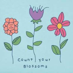 Women's Quirky Count Your Blossoms Flowers Sleeveless High-LowTank -Clothes Style Shop Womens Quirky Count Your Blossoms Flowers Sleeveless HighLow CrusherLITE Tank 118449 2 lg