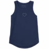 Women's Quirky Heart Sleeveless High-Low Crusher Tank -Clothes Style Shop Womens Quirky Heart Sleeveless HighLow Crusher Tank 119244 1 lg