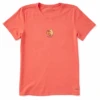 Women's Quirky Hello Pumpkin WinnieCrusher Tee -Clothes Style Shop Womens Quirky Hello Pumpkin Winnie Short Sleeve Crusher Tee 124970 1 lg