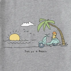 Women's Quirky Sun Of A Beach Vista Sleeveless High-LowTank -Clothes Style Shop Womens Quirky Sun of a Beach Vista Sleeveless HighLow Crusher Tank 117167 2 lg