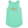 Women's Quirky Tipsy Chicks Sleeveless High-Low Crusher Tank -Clothes Style Shop Womens Quirky Tipsy Chicks Sleeveless HighLow Crusher Tank 119434 1 lg