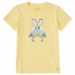 Women's Quirky Wild Heart HeronsCrusher Tee