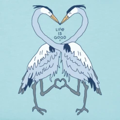 Women's Quirky Wild Heart Herons Sleeveless High-LowTank -Clothes Style Shop Womens Quirky Wild Heart Herons Sleeveless HighLow CrusherLITE Tank 114444 2 lg