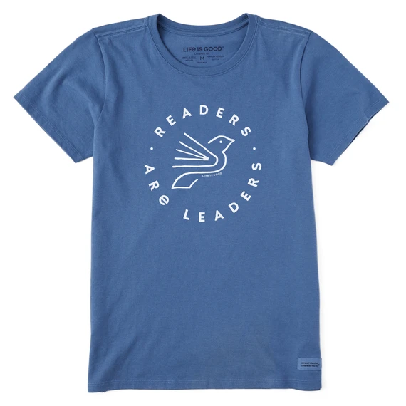 Women's Readers Are Leaders Dove Short SleeveTee 3 Women's Readers Are Leaders Dove Short SleeveTee