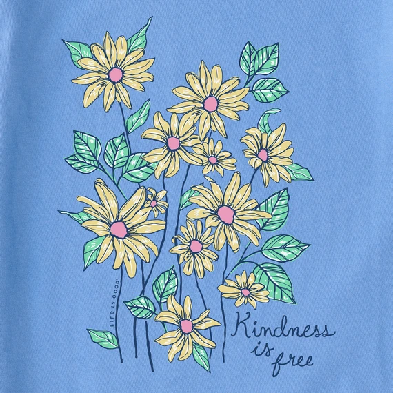 Women's Realaxed Kindness Daisies Short SleeveTee 4 Women's Realaxed Kindness Daisies Short SleeveTee - Image 2