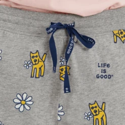 Women's Rocket With Daisy Pattern Snuggle Up Sleep Short 8 Women's Rocket With Daisy Pattern Snuggle Up Sleep Short -Clothes Style Shop Womens Rocket With Daisy Pattern Snuggle Up Sleep Short 82362 3 lg