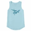 Women's Scribble Dolphin High-Low Crusher Tank