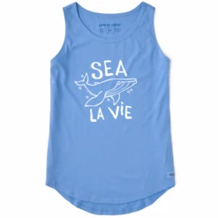 Women's Sea La Vie Sleeveless High-Low Crusher Tank