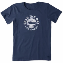 Women's Seas The Day Sunset Crusher Tee