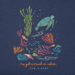 Women's Seascape Crush On Nature High-Low Crusher Tank -Clothes Style Shop Womens Seascape Crush on Nature HighLow Crusher Tank 80616 2 lg