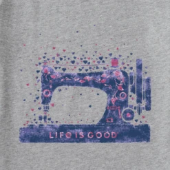 Women's Sew Much Love Sleeveless High-Low Crusher Tank -Clothes Style Shop Womens Sew Much Love Sleeveless HighLow Crusher Tank 114287 2 lg