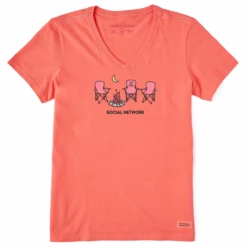 Women's Social Network CampCrusher Vee