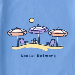 Clothes Style Shop -Clothes Style Shop Womens Social Network Umbrellas Short Sleeve Crusher Tee 93347 2 lg