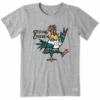 Women's Spring Chicken Short SleeveTee -Clothes Style Shop Womens Spring Chicken Short Sleeve CrusherLITE Tee 89162 1 lg