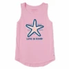 Women's Starfish Superpowers High-Low Crusher Tank -Clothes Style Shop Womens Starfish Superpowers HighLow Crusher Tank 80612 1 lg