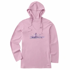 Women's Storybook Lighthouse Vista Long Sleeve Crusher-LITE Hooded Tee