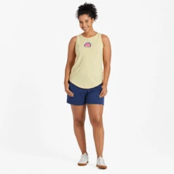 Women's Sun Palms Active Tank -Clothes Style Shop Womens Sun Palms Active Tank 99624 5 lg