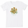 Women's Sunflower Row Short SleeveTee -Clothes Style Shop Womens Sunflower Row Short Sleeve CrusherLITE Tee 107764 1 lg