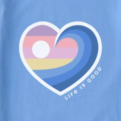 Women's Sunrise Wave Heart Sleeveless High-LowTank -Clothes Style Shop Womens Sunrise Wave Heart Sleeveless HighLow Crusher Tank 116620 2 lg