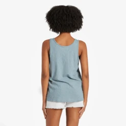 Women's Take It Easy Rainbow Waves Textured Slub Tank -Clothes Style Shop Womens Take It Easy Rainbow Waves Textured Slub Tank 99598 3 lg