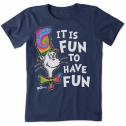 Women's The Cat Fun Tie Dye Short SleeveTee