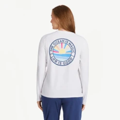 Women's The Ocean Is Magic Spectrum Long Sleeve Active Tee