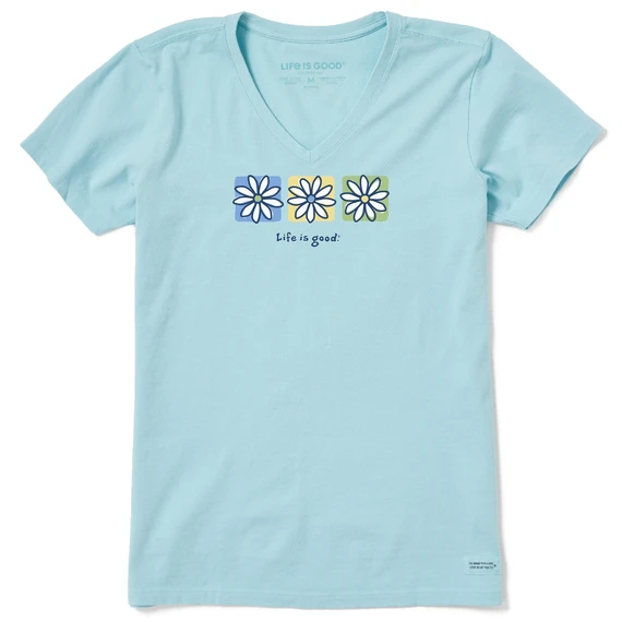 Women's Three Boxed DaisiesCrusher Vee 3 Women's Three Boxed DaisiesCrusher Vee